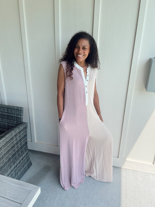 Colorblock Jumpsuit