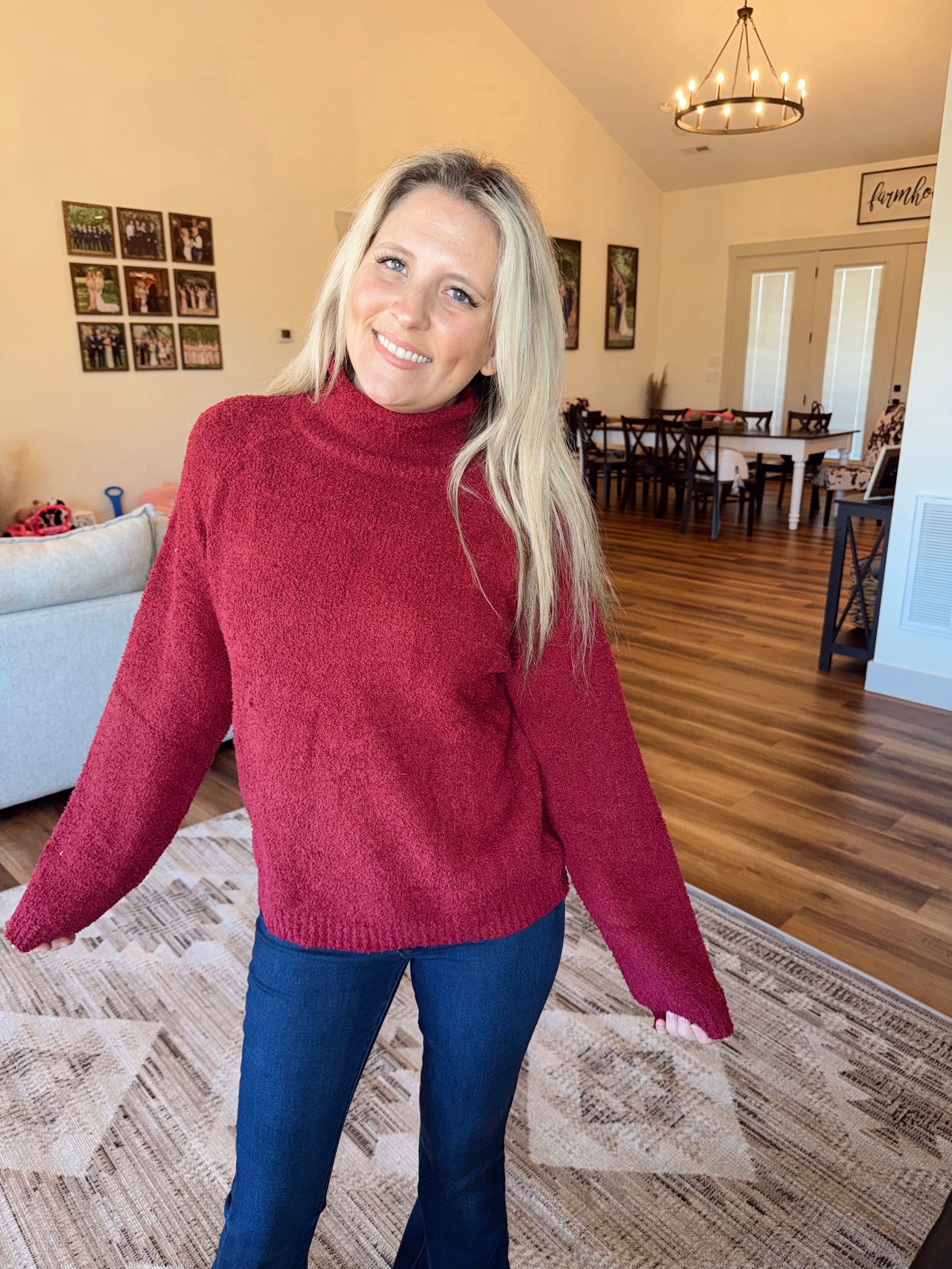 Popcorn sweater